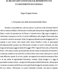 IL BEATO GIOVANNI PAOLO II, BENEDETTO XVI E I MOVIMENTI ECCLESIALI