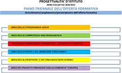 PIANO TRIENNALE DELL'OFFERTA FORMATIVA - Arricchimento/ampliamento/potenziamento dell'offerta formativa - Convitto ...
