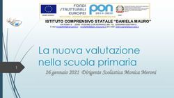 La nuova valutazione nella scuola primaria - IC 'Daniela Mauro'