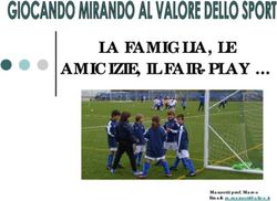 LA FAMIGLIA, LE AMICIZIE, IL FAIR-PLAY - Manzotti prof. Marco Email