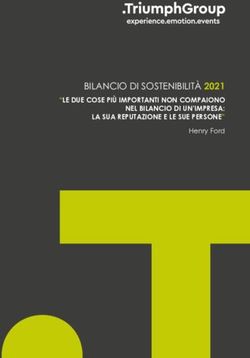 BILANCIO DI SOSTENIBILITÀ 2021 - "LE DUE COSE PIÙ IMPORTANTI NON COMPAIONO NEL BILANCIO DI UN'IMPRESA: LA SUA REPUTAZIONE E LE SUE PERSONE" Henry Ford