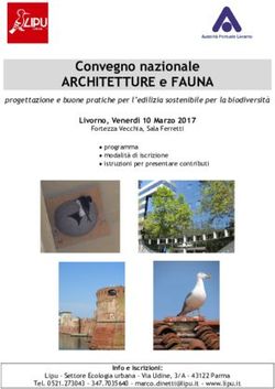 ARCHITETTURE e FAUNA Convegno nazionale - Ordine ...