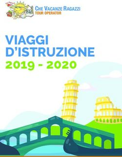VIAGGI D'ISTRUZIONE 2019 2020 - CHE VACANZE RAGAZZI TOUR OPERATOR - La Nostra Storia in Gioco
