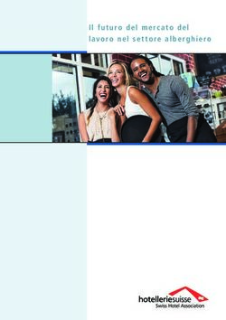 Il futuro del mercato del lavoro nel settore alberghiero - Hotelleriesuisse
