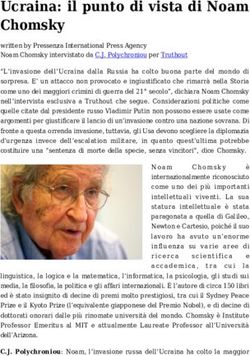 Ucraina: il punto di vista di Noam Chomsky - perUnaltracittà