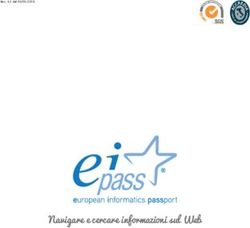 Navigare e cercare informazioni sul Web