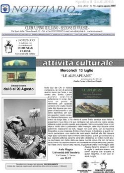 Mercoled&igrave; 13 luglio "LE ALPI APUANE"