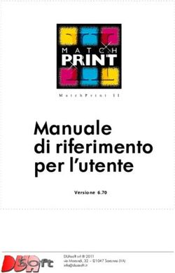 Manuale di riferimento per l'utente - Versione 6.70 - M a - DUAsoft