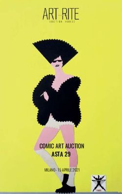 COMIC ART AUCTION ASTA 29 - MILANO - 15 APRILE 2021 - Art-Rite