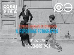 IL REPORTAGE FOTOGRAFICO - TECNICHE AVANZATE DI FOTOGRAFIA IV LEZIONE 1 DICEMBRE 2021 - Corsi Fotografia Pisa