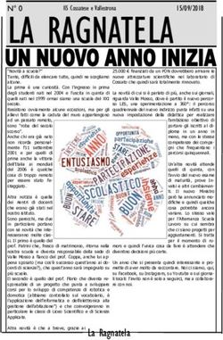 LA RAGNATELA N 0 - LICEO del COSSATESE e VALLE STRONA