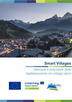 Smart Villages Utilizzare il potenziale della digitalizzazione nei villaggi alpini