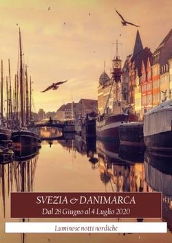 SVEZIA & DANIMARCA Dal 28 Giugno al 4 Luglio 2020 Luminose notti nordiche - CRAL Unicredit Torino