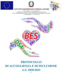 PROTOCOLLO DI ACCOGLIENZA E DI INCLUSIONE A. S. 2020-2021