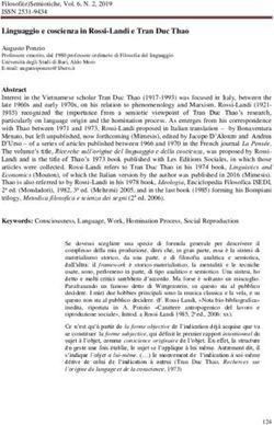 Linguaggio e coscienza in Rossi-Landi e Tran Duc Thao