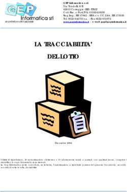 LA TRACCIABILITA' DEL LOTTO
