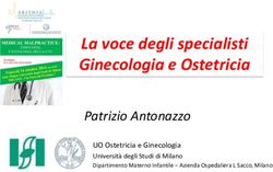 La voce degli specialisti Ginecologia e Ostetricia - Patrizio Antonazzo UO Ostetricia e Ginecologia Università degli Studi di Milano - Aritmia