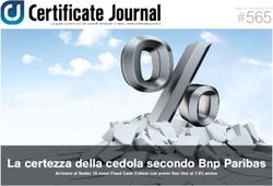 #565 - La certezza della cedola secondo Bnp Paribas Arrivano al Sedex 16 nuovi Fixed Cash Collect con premi fissi fino al 7,8% annuo - Certificate ...