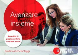 Avanzare insieme - quadri-asq.ch/vantaggi Approfitti di preziose offerte in quanto socio!
