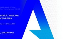 BANDO REGIONE CAMPANIA - Digital Industries Var Group News Finanza Agevolata 01/2022 - Var Industries