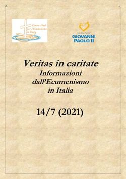 Veritas in caritate 14/7 (2021) - Informazioni dall'Ecumenismo in Italia
