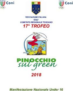 17 TROFEO - 2018 Manifestazione Nazionale Under 16 - COMITATO REGIONALE TOSCANO - Federgolf Toscana