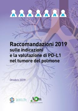 Raccomandazioni 2019 sulle indicazioni e la valutazione di PD-L1 nel tumore del polmone - Aiom