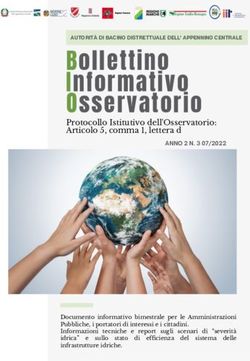 Bollettino Informativo Osservatorio