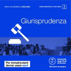 Giurisprudenza - Per immatricolarti dovrai usare - ANNO ACCADEMICO 2022/2023