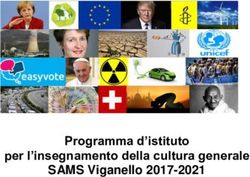 Programma d'istituto per l'insegnamento della cultura generale SAMS Viganello 2017-2021