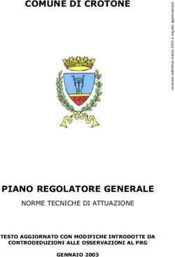 COMUNE DI CROTONE - PIANO REGOLATORE GENERALE NORME TECNICHE DI ATTUAZIONE TESTO AGGIORNATO CON MODIFICHE INTRODOTTE DA