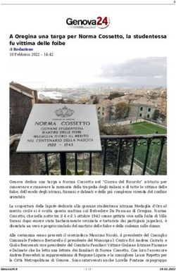 A Oregina una targa per Norma Cossetto, la studentessa fu vittima delle foibe