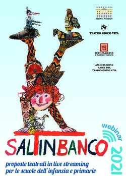 Proposte teatrali in live streaming per le scuole dell'infanzia e primarie - webin - Teatro Gioco Vita