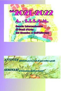 2021-2022 A - S.I.S.A.M - Scuola Internazionale di Studi d'Arte del Mosaico e dell'Affresco - sisam