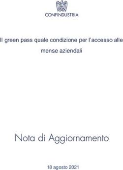 Il green pass quale condizione per l'accesso alle mense aziendali - 18 agosto 2021