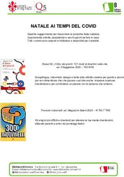 NATALE AI TEMPI DEL COVID - Cultura