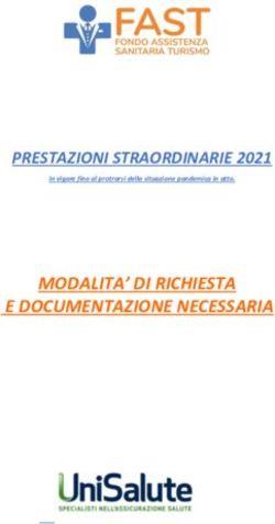 MODALITA' DI RICHIESTA E DOCUMENTAZIONE NECESSARIA - PRESTAZIONI STRAORDINARIE 2021