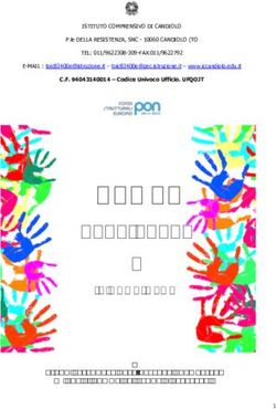 PTOF 2016-2019 IC CANDIOLO - primaria di candiolo