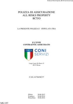 POLIZZA DI ASSICURAZIONE ALL RISKS PROPERTY RCT/O - Coni