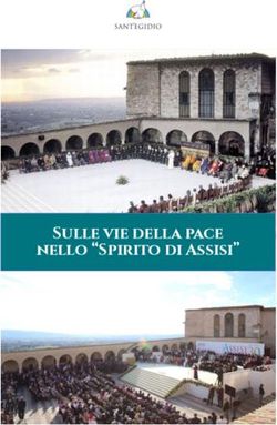 Sulle vie della pace nello "Spirito di Assisi" - Sulle vie della pace nello "spirito di Assisi" - Comunità di Sant ...