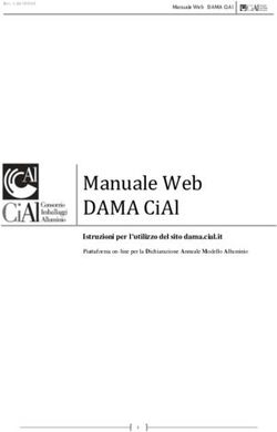 MANUALE WEB DAMA CIAL - ISTRUZIONI PER L'UTILIZZO DEL SITO DAMA.CIAL.IT