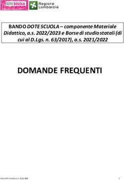 DOMANDE FREQUENTI BANDO DOTE SCUOLA - componente Materiale - Regione Lombardia