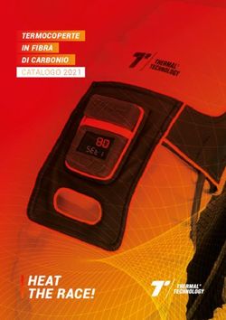 HEAT THE RACE! - TERMOCOPERTE IN FIBRA DI CARBONIO CATALOGO 2021 - Thermal Technology Race