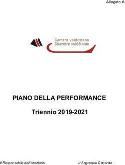 PIANO DELLA PERFORMANCE - Triennio 2019-2021 - Allegato A