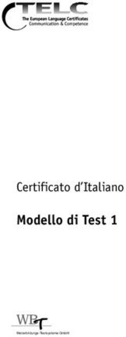 Emilio Porcaro Il Test di conoscenza della lingua italiana Emilio Porcaro Il Test di conoscenza della lingua italiana