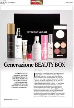 GENERAZIONE BEAUTY BOX - IN PRINCIPIO, IN SCATOLE REGALO FINIVANO RISTORANTI E VIAGGI, POI - MYBEAUTYBOX