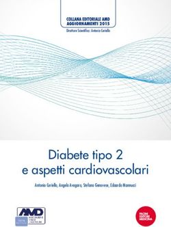 DIABETE TIPO 2 E ASPETTI CARDIOVASCOLARI - AGGIORNAMENTI 2015 DIRETTORE SCIENTIFI CO: ANTONIO CERIELLO - RIVISTA MEDIA