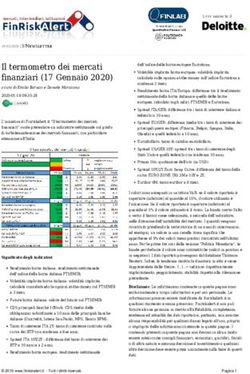 Il termometro dei mercati finanziari (17 Gennaio 2020)