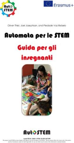 Automata per le STEM Guida per gli insegnanti