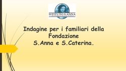 Indagine per i familiari della Fondazione S.Anna e S.Caterina.